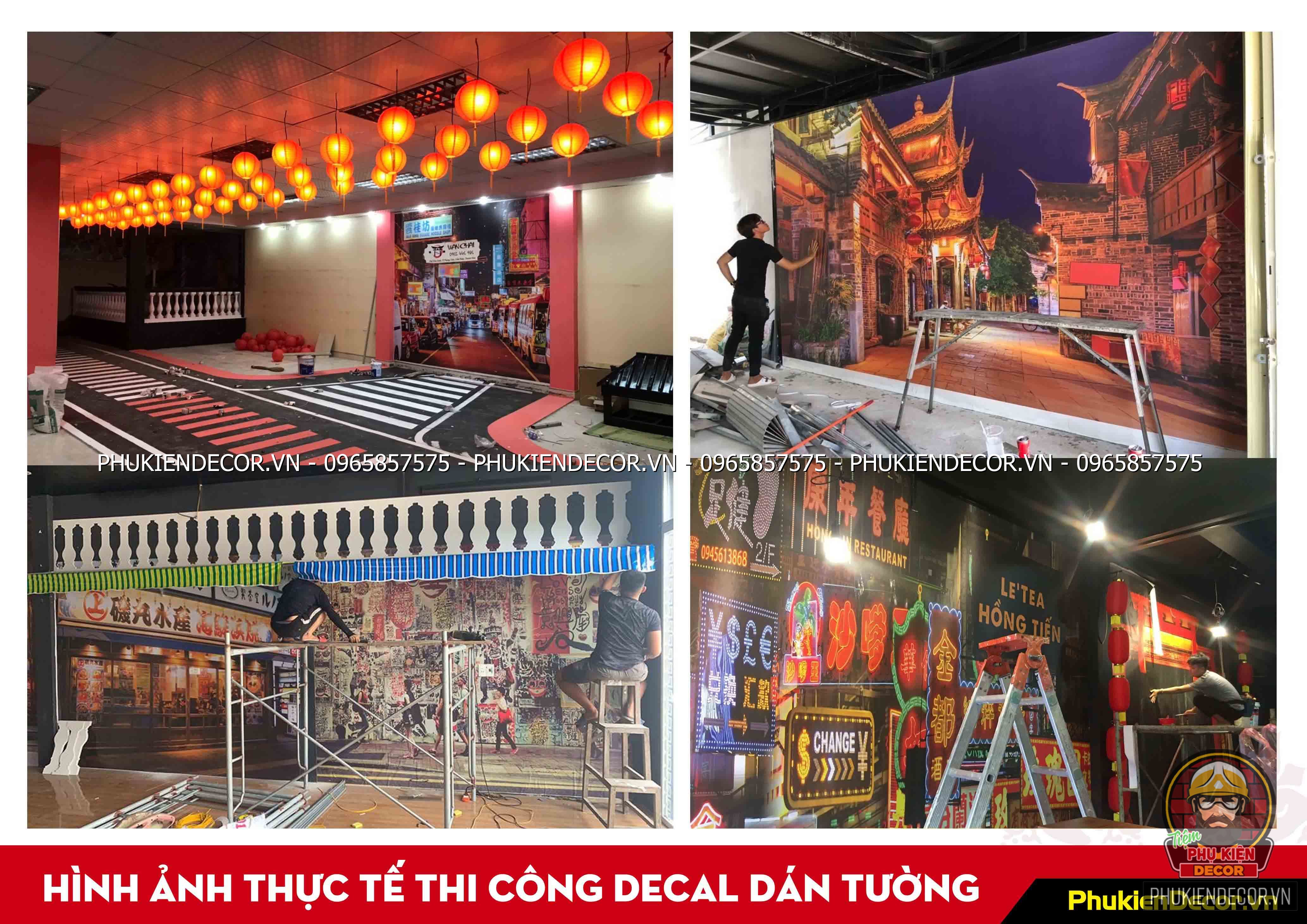 Tổng hợp 49 mẫu Tranh dán tường 3D phong cảnh thành phố Hồng Kong ...