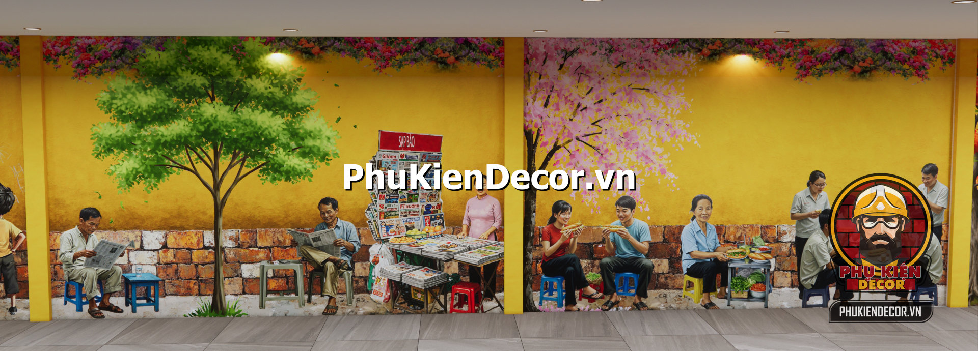 Tranh dán tường 3d Hà Nội xưa,vẻ đẹp đời thường Tranh dán tường 3d Hà Nội xưa,vẻ đẹp đời thường