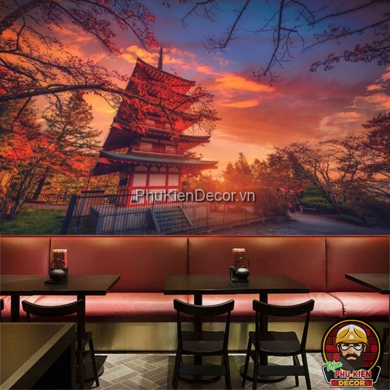 Tranh dán tường mang đậm nét văn hóa Nhật Bản Tranh dán tường mang đậm nét văn hóa Nhật Bản