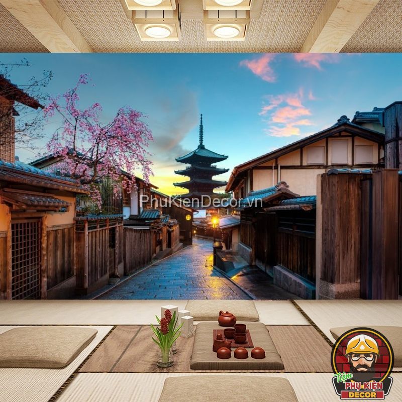 Tranh dán tường mang đậm nét văn hóa Nhật Bản Tranh dán tường mang đậm nét văn hóa Nhật Bản