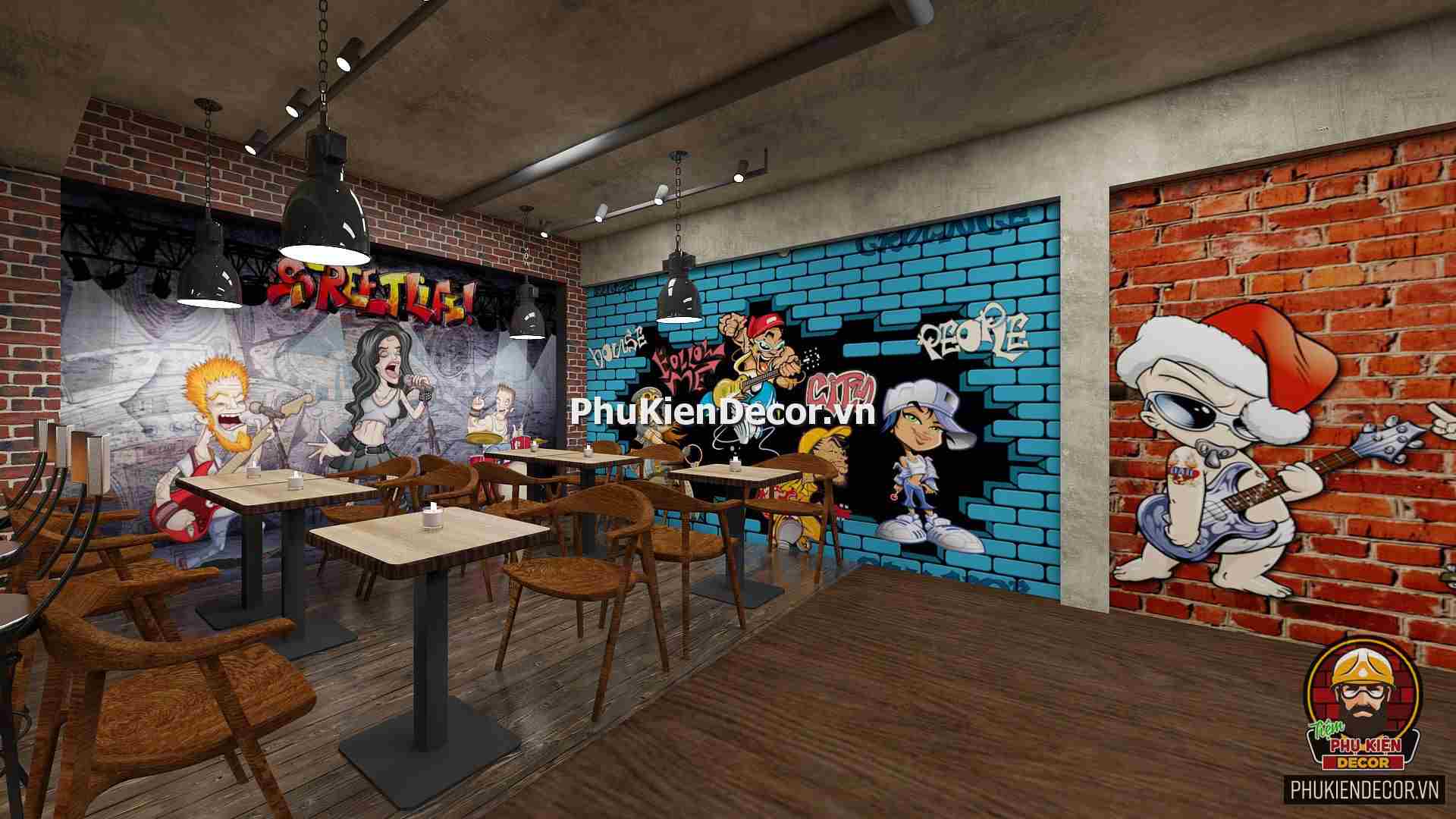 Tranh dán tường 3D quán Bia, Bar, Pub , Auscotic phong cách Âm Nhạc - Đường Phố - Hip Hop Tranh dán tường 3D quán Bia, Bar, Pub , Auscotic phong cách Âm Nhạc - Đường Phố - Hip Hop