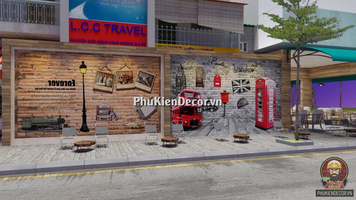 Cảm hứng sáng tạo với 1001+ mẫu tranh dán tường 3D trang trí quán ...