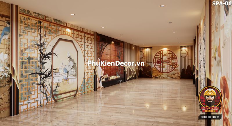 tranh dán tường trang trí spa dưỡng sinh đông y tranh dán tường trang trí spa dưỡng sinh đông y