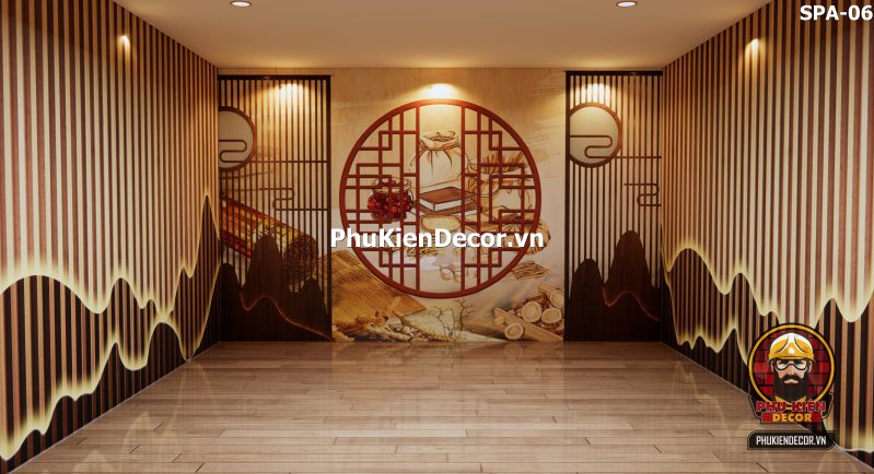 cách trang trí spa dưỡng sinh bằng tranh dán tường 3D cách trang trí spa dưỡng sinh bằng tranh dán tường 3D