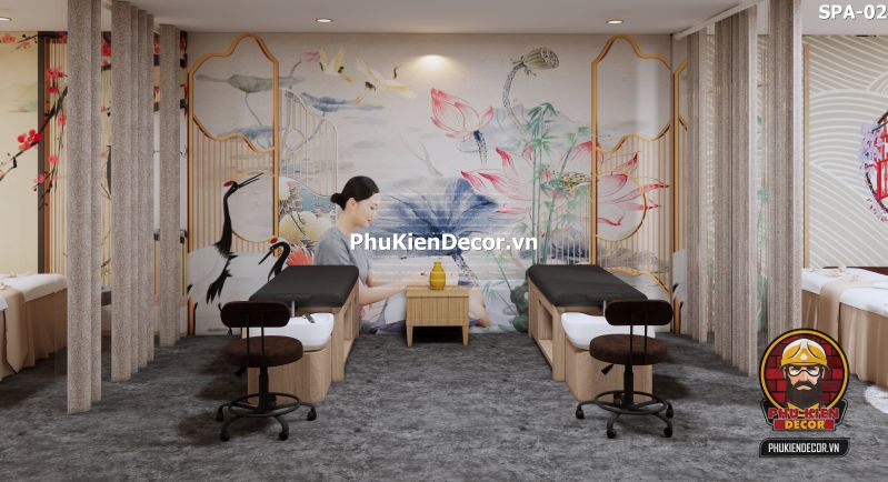 Gợi ý mẫu tranh trang trí tiệm massage gội đầu dưỡng sinh Gợi ý mẫu tranh trang trí tiệm massage gội đầu dưỡng sinh