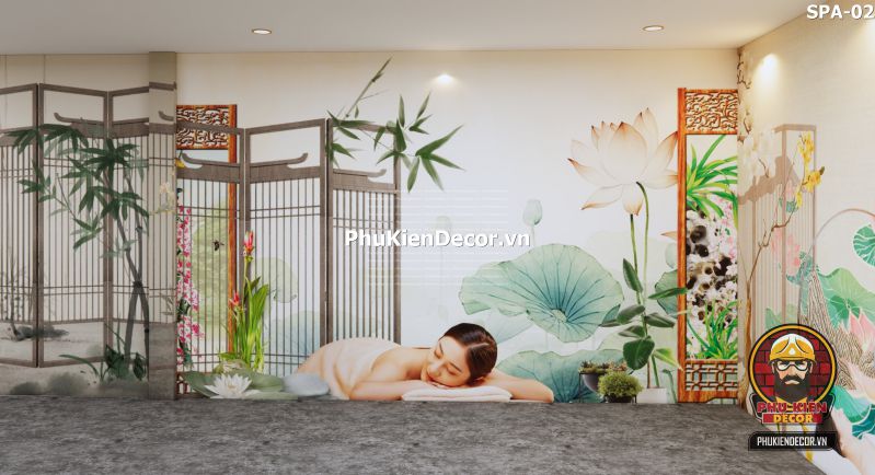 Gợi ý mẫu tranh trang trí tiệm massage gội đầu dưỡng sinh Gợi ý mẫu tranh trang trí tiệm massage gội đầu dưỡng sinh