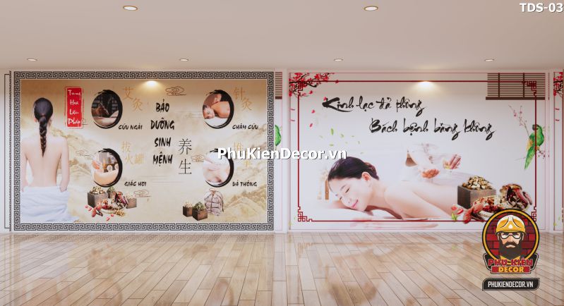 Tranh massage xoa bóp cho tiệm spa Tranh massage xoa bóp cho tiệm spa