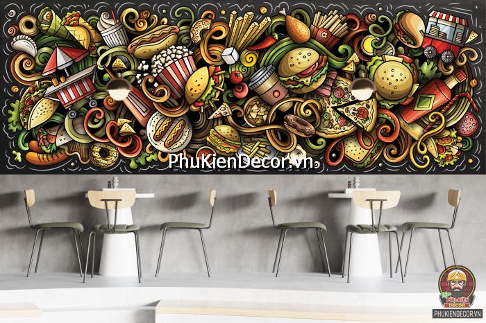 Tranh dán tường cửa hàng pizza đẹp được ưa chuộng nhất hiện nay Tranh dán tường cửa hàng pizza đẹp được ưa chuộng nhất hiện nay