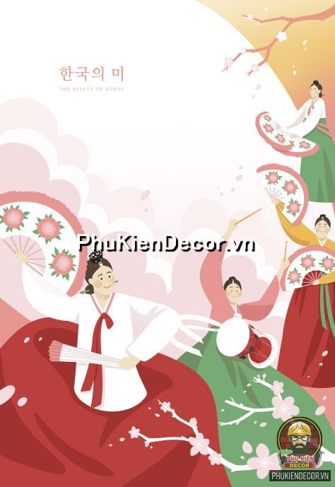 Tranh dán tường 3D đặc sắc về con người, văn háo Hàn Quốc  tạo vẻ đẹp đa chiều và có chiều sâu  Tranh dán tường 3D đặc sắc về con người, văn háo Hàn Quốc  tạo vẻ đẹp đa chiều và có chiều sâu