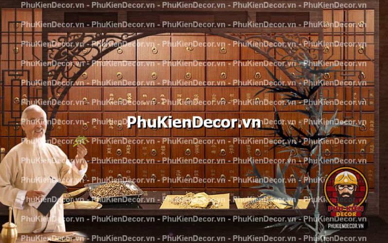 tranh dán tường trang trí spa dưỡng sinh đông y tranh dán tường trang trí spa dưỡng sinh đông y