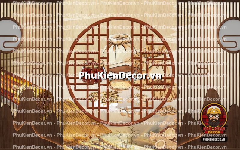 tranh dán tường trang trí spa dưỡng sinh đông y tranh dán tường trang trí spa dưỡng sinh đông y