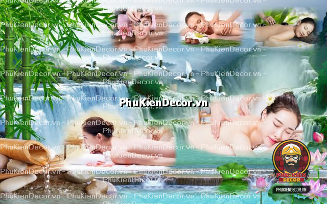 Tranh dán tường 3D phong cảnh thiên nhiên Tranh dán tường 3D phong cảnh thiên nhiên