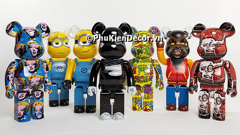 Tranh dán tường gấu Bear Brick phong cách đương đại tối giản, tạo không gian nghệ thuật Tranh dán tường gấu Bear Brick phong cách đương đại tối giản, tạo không gian nghệ thuật