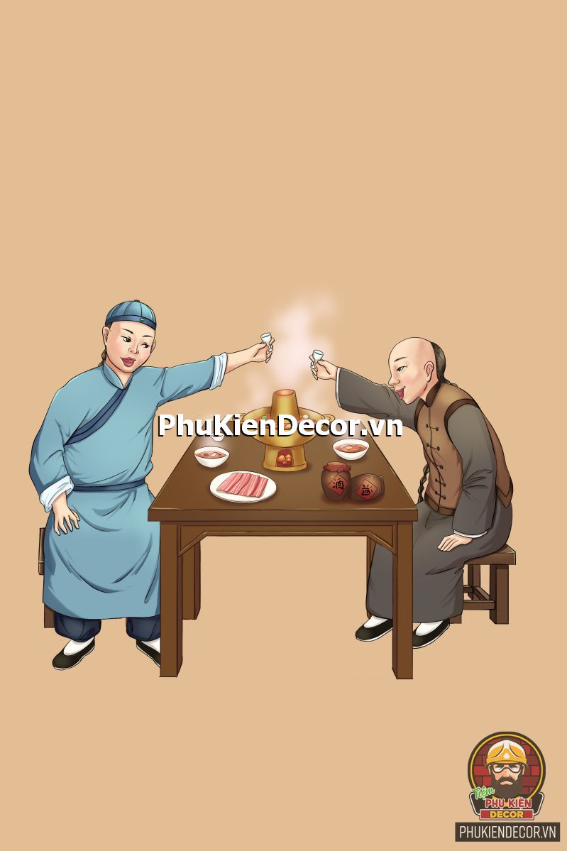 Tranh dán tường món ăn và văn hóa độc đáo, ấn tượng trong văn hóa Trung Quốc Tranh dán tường món ăn và văn hóa độc đáo, ấn tượng trong văn hóa Trung Quốc