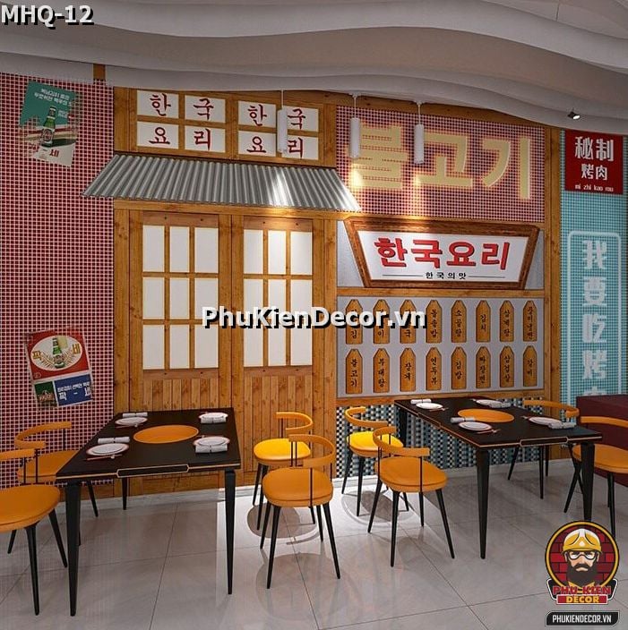 Tranh dán tường Nhà hàng Hàn Quốc trang trí đẹp Tranh dán tường Nhà hàng Hàn Quốc trang trí đẹp