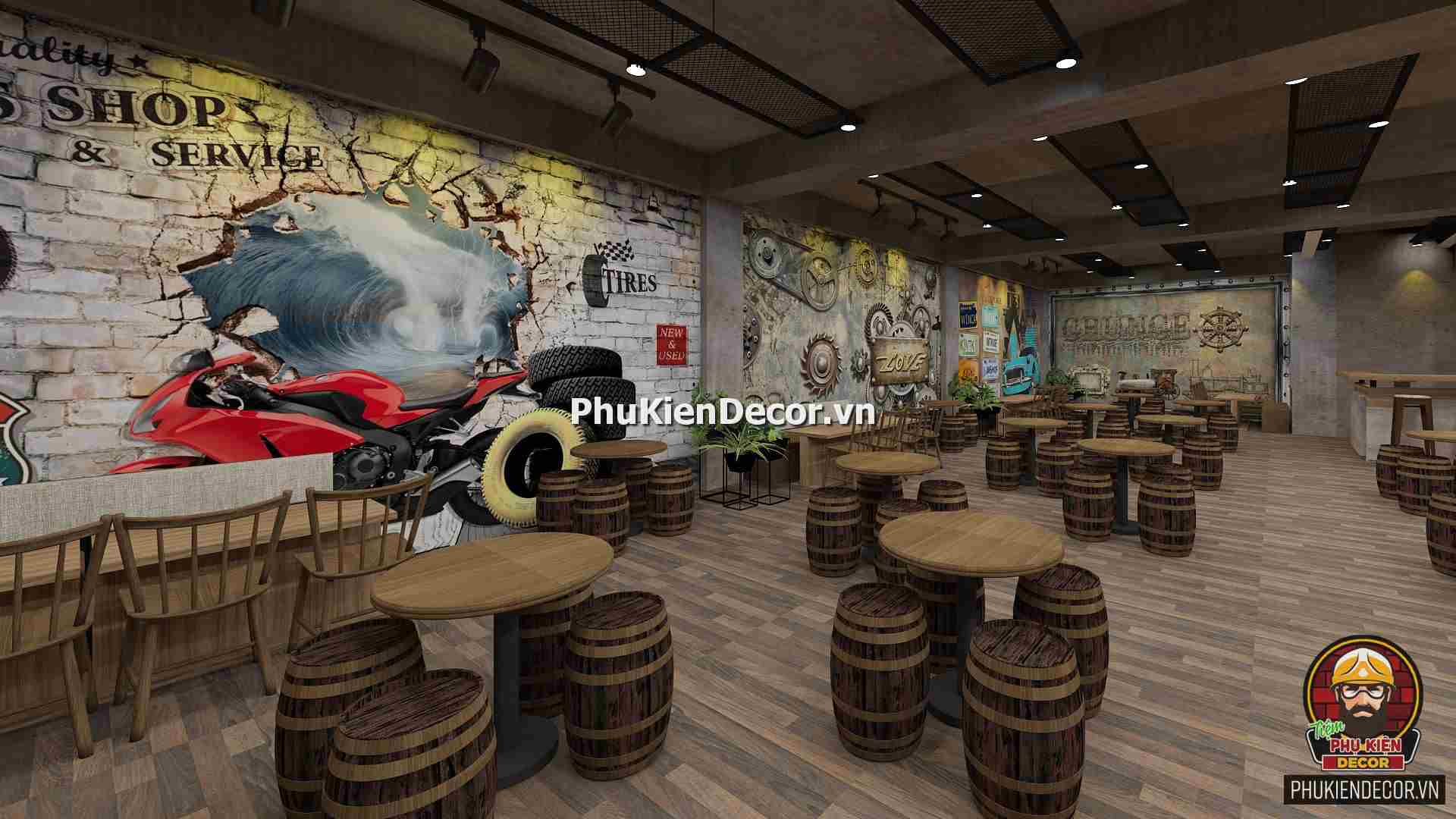 Tranh dán tường phong cách Mạnh mẽ - Phá Cách - Đường Phố Tranh dán tường phong cách Mạnh mẽ - Phá Cách - Đường Phố