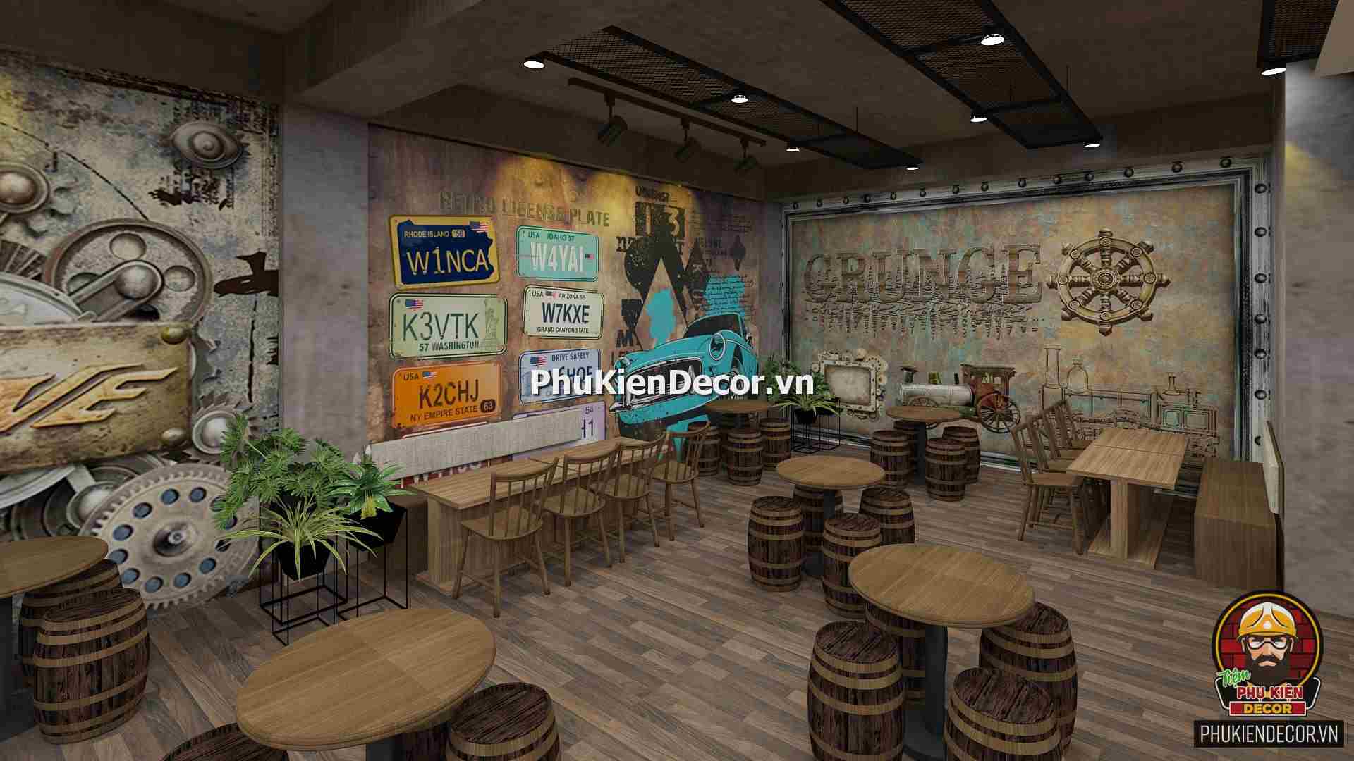 Tranh dán tường phong cách Mạnh mẽ - Phá Cách - Đường Phố Tranh dán tường phong cách Mạnh mẽ - Phá Cách - Đường Phố