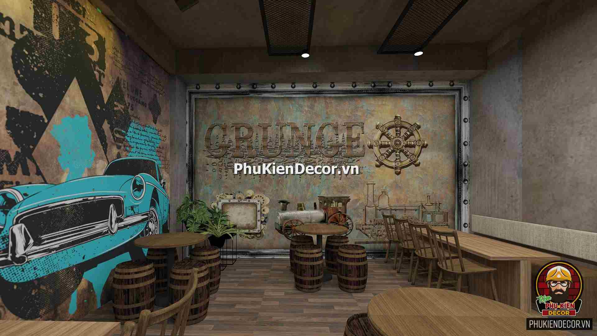 Tranh dán tường phong cách Mạnh mẽ - Phá Cách - Đường Phố Tranh dán tường phong cách Mạnh mẽ - Phá Cách - Đường Phố