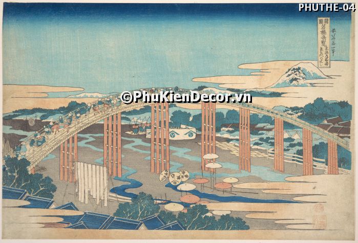 Tranh dán tường phong cách phù thể - tranh cổ Ukiyo-e của nền văn hóa phong phú, đặc sắc Nhật Bản Tranh dán tường phong cách phù thể - tranh cổ Ukiyo-e của nền văn hóa phong phú, đặc sắc Nhật Bản