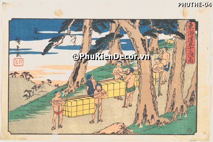 Tranh dán tường phong cách phù thể - tranh cổ Ukiyo-e của nền văn hóa phong phú, đặc sắc Nhật Bản Tranh dán tường phong cách phù thể - tranh cổ Ukiyo-e của nền văn hóa phong phú, đặc sắc Nhật Bản