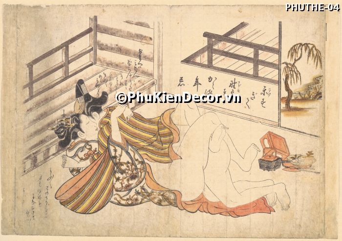 Tranh dán tường phong cách phù thể - tranh cổ Ukiyo-e của nền văn hóa phong phú, đặc sắc Nhật Bản Tranh dán tường phong cách phù thể - tranh cổ Ukiyo-e của nền văn hóa phong phú, đặc sắc Nhật Bản