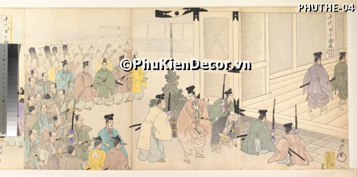 Tranh dán tường phong cách phù thể - tranh cổ Ukiyo-e của nền văn hóa phong phú, đặc sắc Nhật Bản Tranh dán tường phong cách phù thể - tranh cổ Ukiyo-e của nền văn hóa phong phú, đặc sắc Nhật Bản