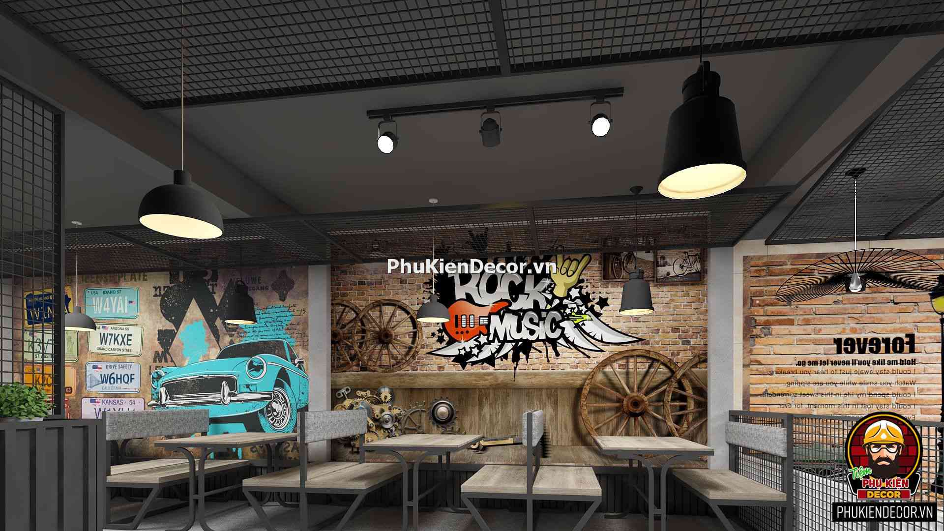 Tranh dán tường quán A8nm Nhà hàng phong cảnh Thành phố Châu Âu Tranh dán tường quán A8nm Nhà hàng phong cảnh Thành phố Châu Âu