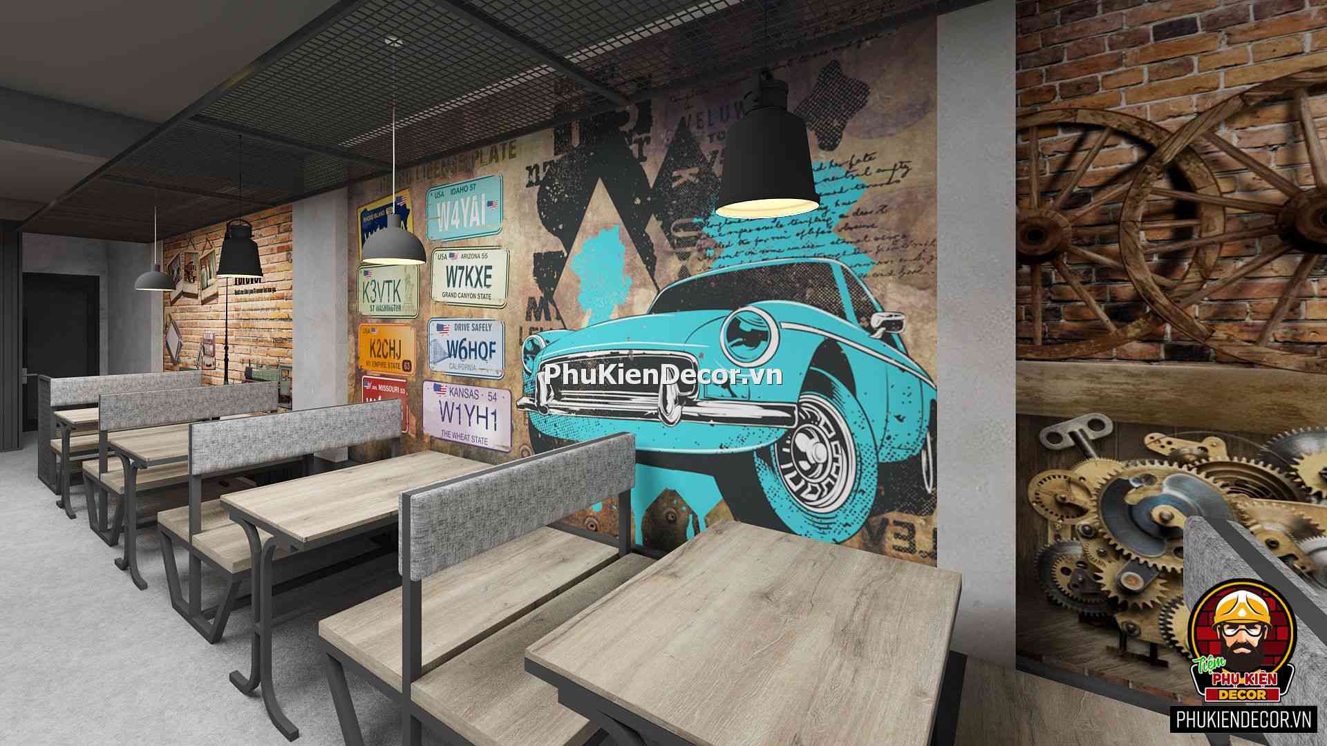 Tranh dán tường quán A8nm Nhà hàng phong cảnh Thành phố Châu Âu Tranh dán tường quán A8nm Nhà hàng phong cảnh Thành phố Châu Âu