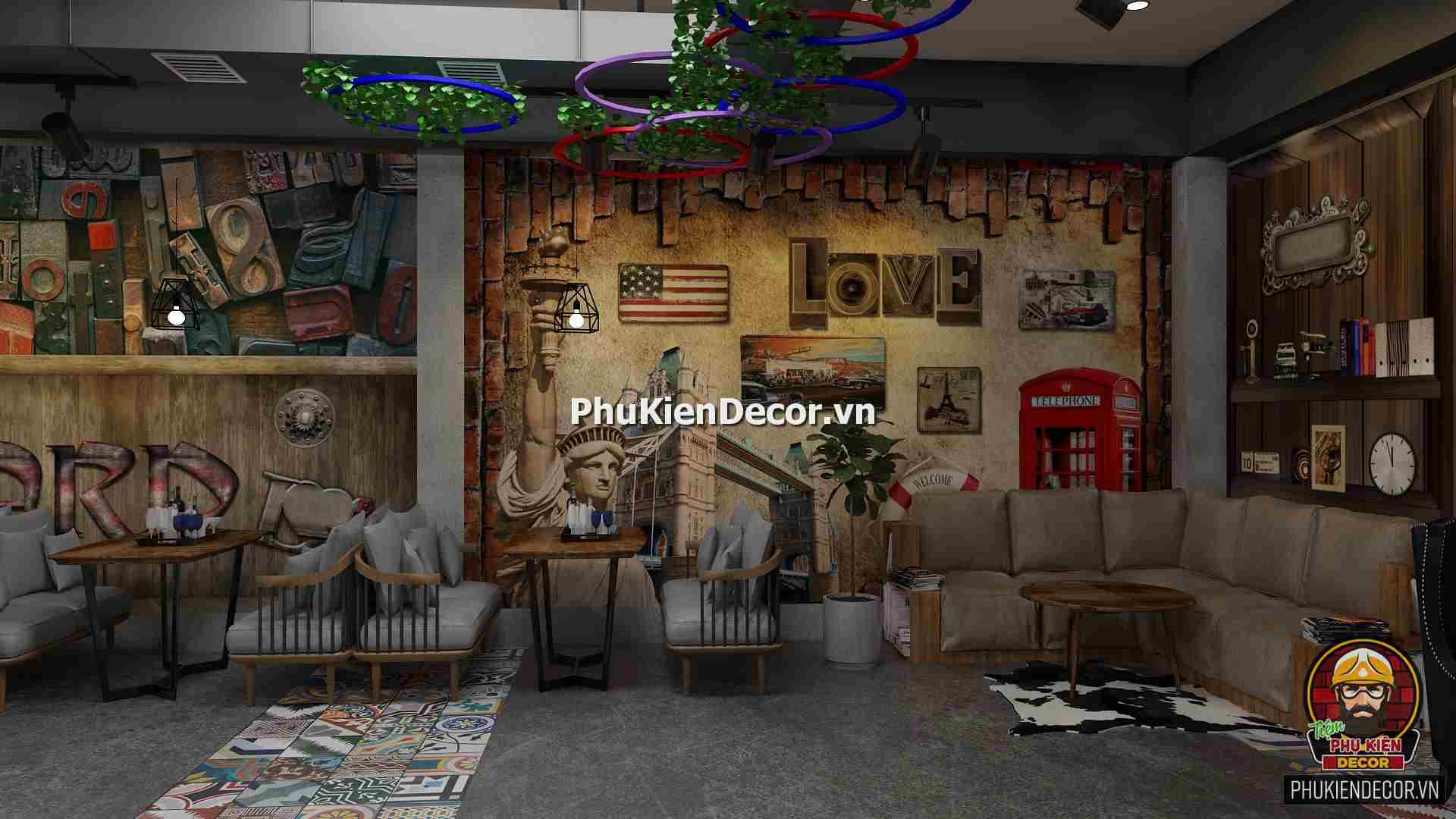 Tranh dán tường quán Rượu, Nhà hàng đương đại, trừu tượng Tranh dán tường quán Rượu, Nhà hàng đương đại, trừu tượng