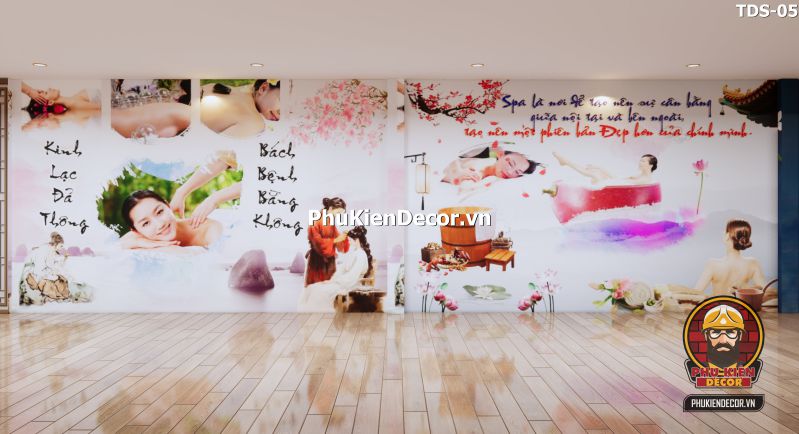 Tranh dán tường phong cảnh thiên nhiên đẹp cho tiệm spa dưỡng sinh Tranh dán tường phong cảnh thiên nhiên đẹp cho tiệm spa dưỡng sinh