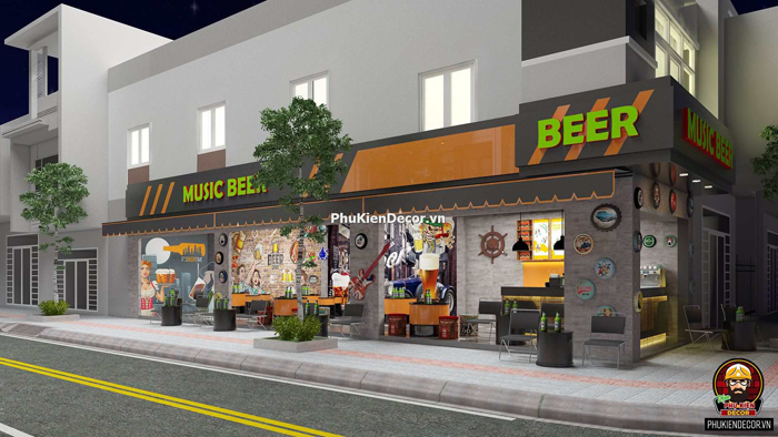 Tranh dán tường trang trí quán Bia Bar Pub Tranh dán tường trang trí quán Bia Bar Pub