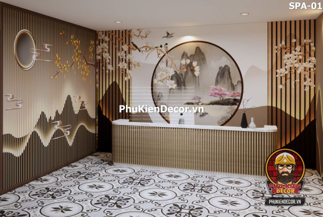 tranh dán tường trang trí spa hiện đại sang trọng tranh dán tường trang trí spa hiện đại sang trọng