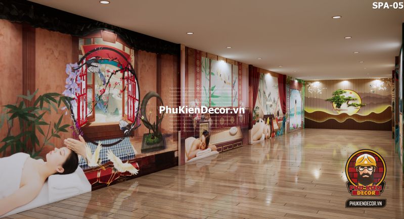 tranh dán tường 3D đông y dưỡng sinh tranh dán tường 3D đông y dưỡng sinh