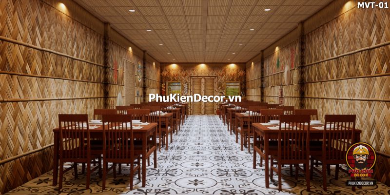 Setup quán ăn với chủ đề làng quê Việt Nam Setup quán ăn với chủ đề làng quê Việt Nam