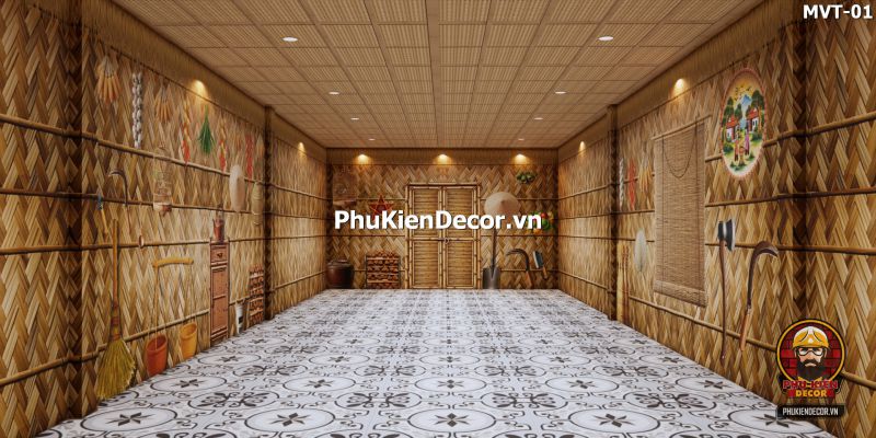 Setup quán ăn với chủ đề làng quê Việt Nam Setup quán ăn với chủ đề làng quê Việt Nam