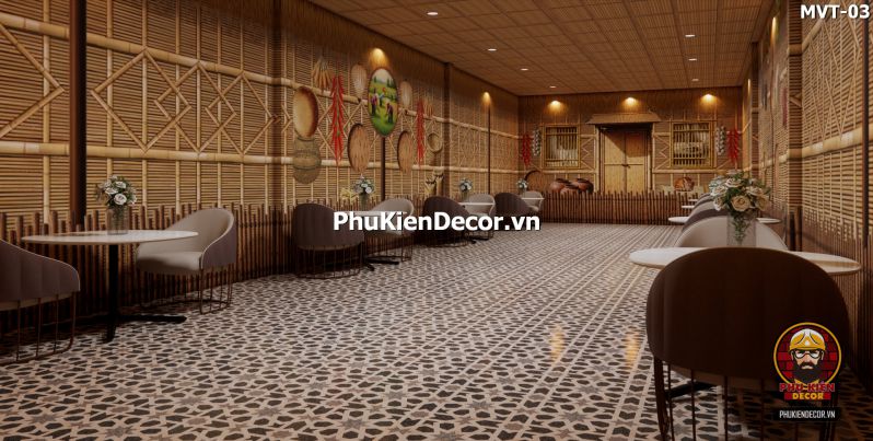 Tranh dán tường quán cà phê phong cách đồng quê Tranh dán tường quán cà phê phong cách đồng quê