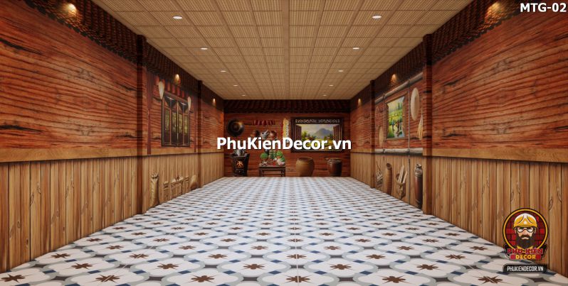 Trang trí quán ăn bằng tranh vách gỗ cũ Trang trí quán ăn bằng tranh vách gỗ cũ