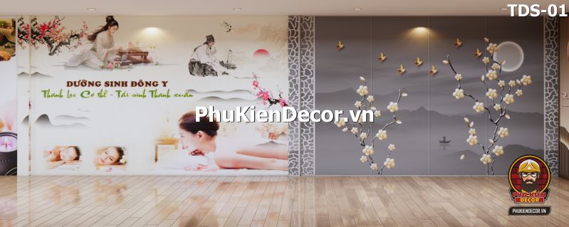 tranh dán tường 3d trang trí spa dưỡng sinh đông y tranh dán tường 3d trang trí spa dưỡng sinh đông y