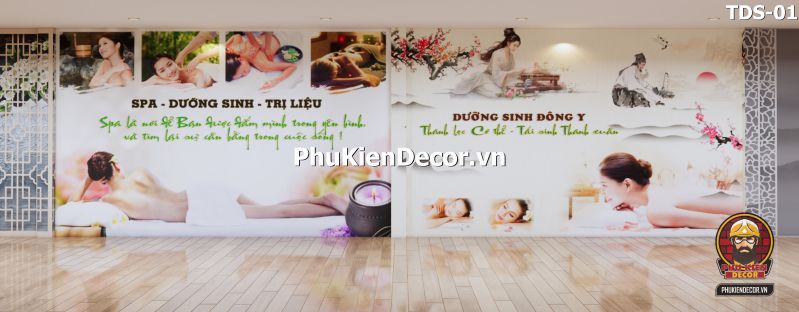 các mẫu tranh dán tường decor không gian spa các mẫu tranh dán tường decor không gian spa