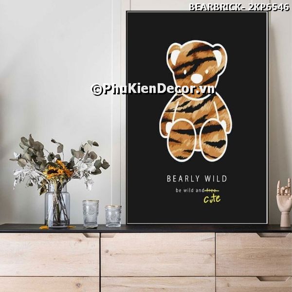 Tranh trang trí phong cách gấu Bear Brick tạo không gian nghệ thuật ấn tượng Tranh trang trí phong cách gấu Bear Brick tạo không gian nghệ thuật ấn tượng