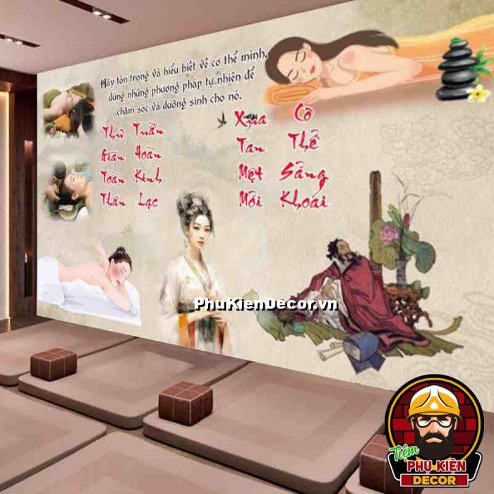 Tranh Gội đầu dưỡng sinh tạo không gian thư giãn và chăm sóc tóc tuyệt vời Tranh Gội đầu dưỡng sinh tạo không gian thư giãn và chăm sóc tóc tuyệt vời