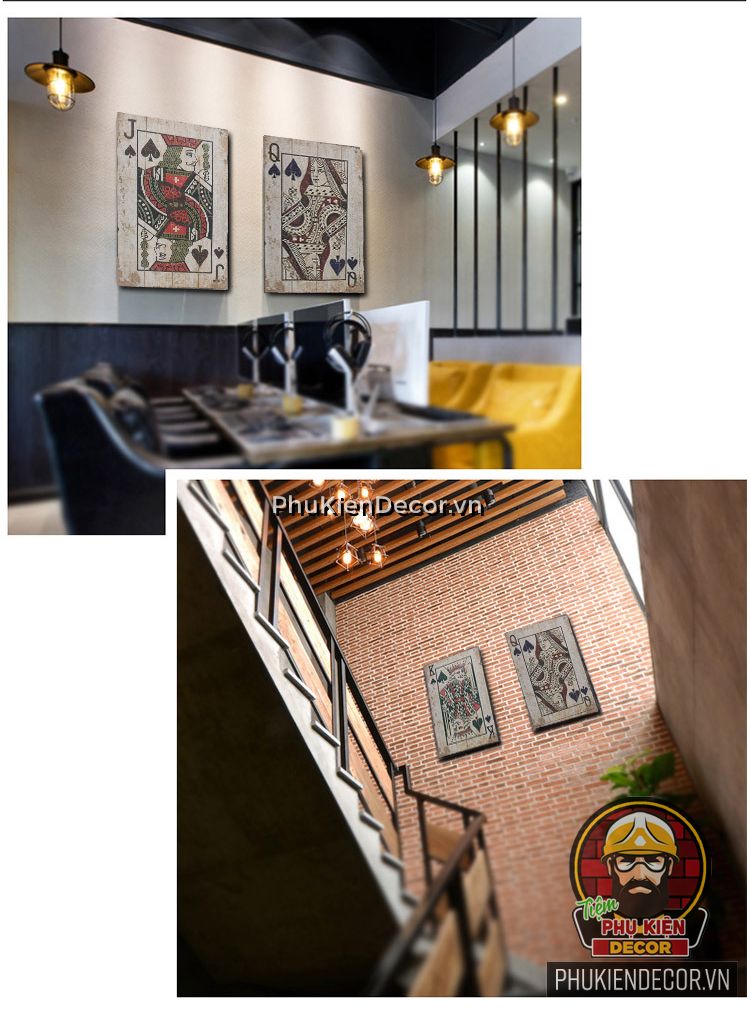 Một số ứng dụng Tranh Lá bài gỗ trang trí trong Nhà ở, Căn hộ Một số ứng dụng Tranh Lá bài gỗ trang trí trong Nhà ở, Căn hộ