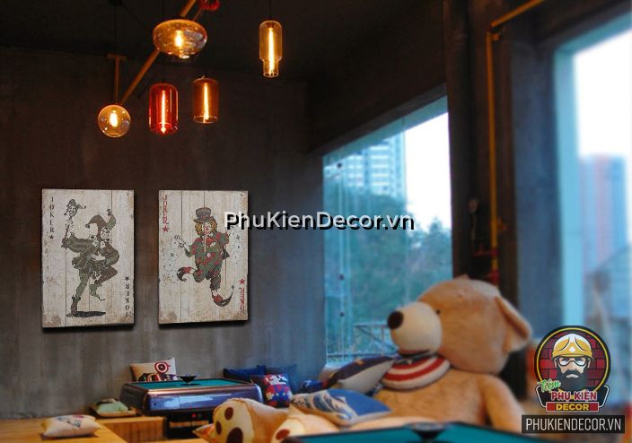 Tranh Lá Bài gỗ trang trí cho Không gian Nhà ở, Căn hộ Tranh Lá Bài gỗ trang trí cho Không gian Nhà ở, Căn hộ