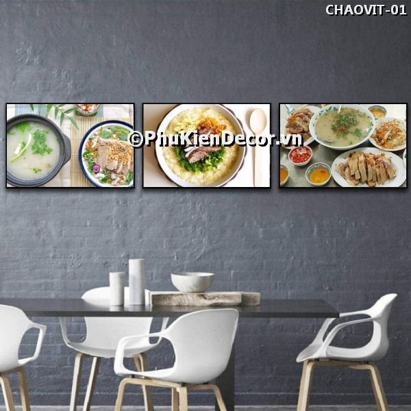 Tranh trang trí quán cháo vịt bắt mắt, nổi bật, tạo sự chú ý Tranh trang trí quán cháo vịt bắt mắt, nổi bật, tạo sự chú ý