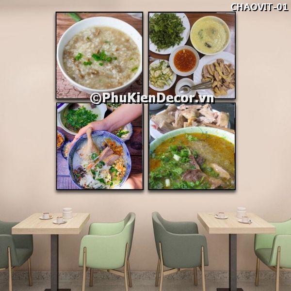 Tranh món cháo vịt thơm nóng, bổ dưỡng, bổ sung năng lượng Tranh món cháo vịt thơm nóng, bổ dưỡng, bổ sung năng lượng