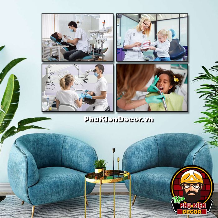 Tranh nha khoa được lựa chọn phù hợp sẽ tạo hiệu ứng tích cực trong việc thu hút khách hàng Tranh nha khoa được lựa chọn phù hợp sẽ tạo hiệu ứng tích cực trong việc thu hút khách hàng
