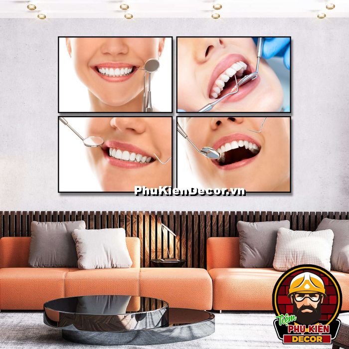 Tranh nha khoa được lựa chọn phù hợp sẽ tạo hiệu ứng tích cực trong việc thu hút khách hàng Tranh nha khoa được lựa chọn phù hợp sẽ tạo hiệu ứng tích cực trong việc thu hút khách hàng