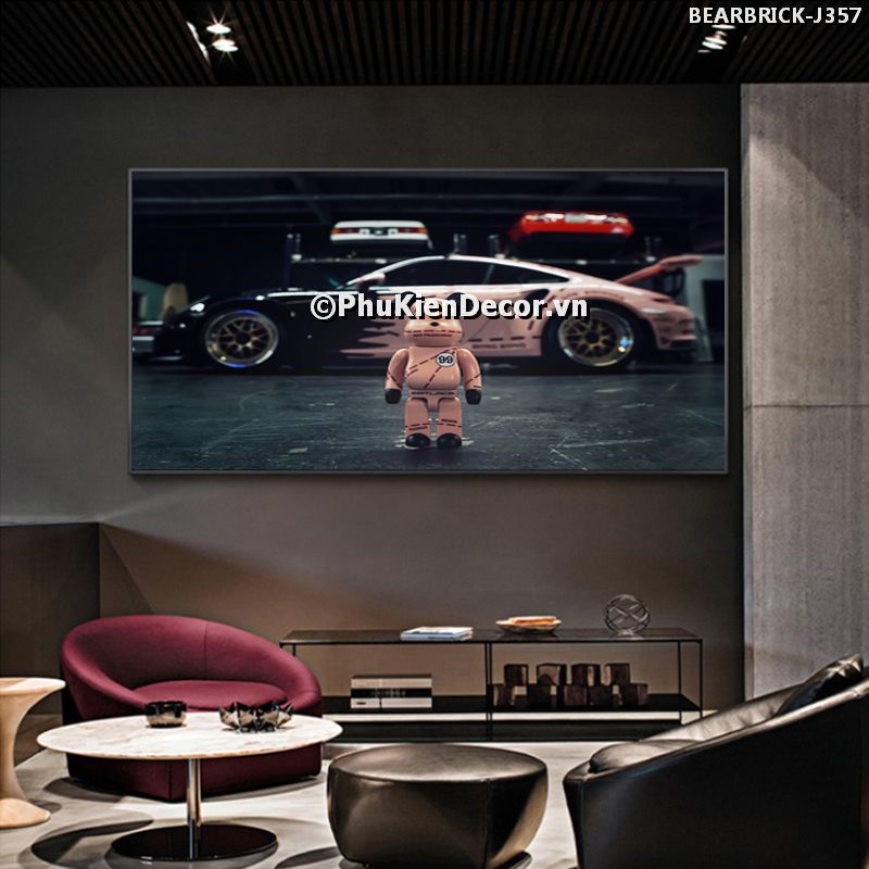 Tranh trang trí phong cách Bear Brick tô diểm nghệ thuật đương đại cho không gian Tranh trang trí phong cách Bear Brick tô diểm nghệ thuật đương đại cho không gian