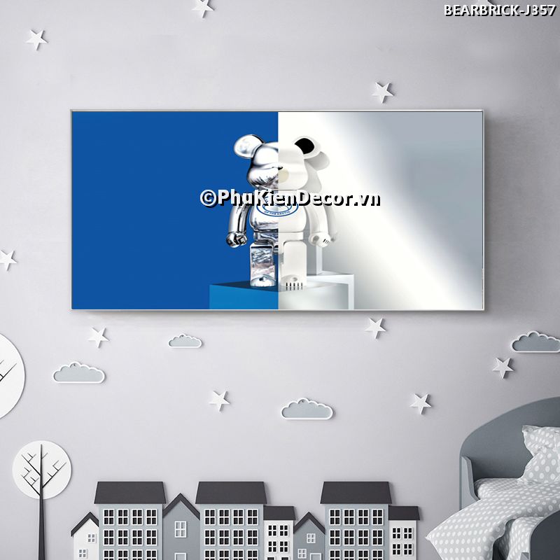 Tranh trang trí phong cách Bear Brick tô diểm nghệ thuật đương đại cho không gian Tranh trang trí phong cách Bear Brick tô diểm nghệ thuật đương đại cho không gian