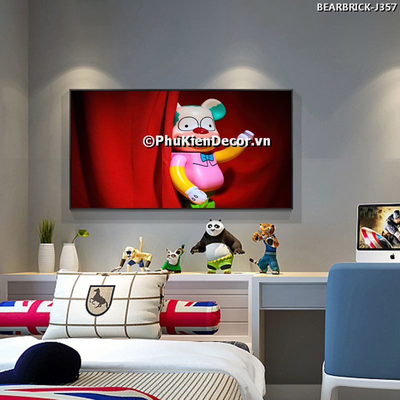 Tranh trang trí phong cách Bear Brick tô diểm nghệ thuật đương đại cho không gian Tranh trang trí phong cách Bear Brick tô diểm nghệ thuật đương đại cho không gian